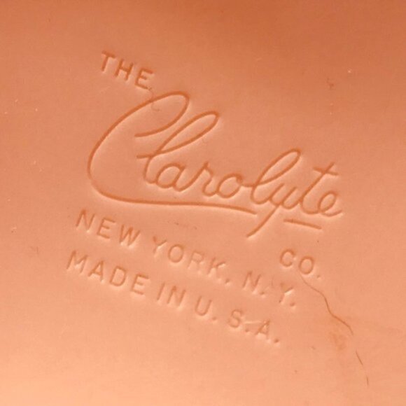 Clarolyte Vintage Bathroom Decor 1960 Lotion Swabs Containers VTG Shabby Chic - Picture 5 of 14